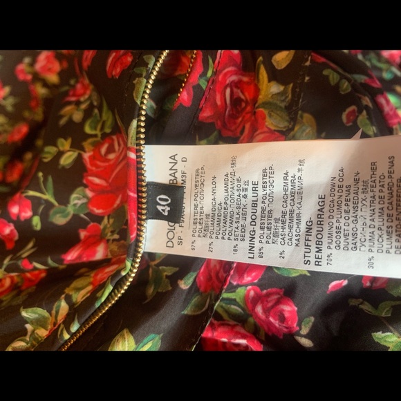 FIRM PRICE⚜️DOLCE & GABBANA Puffer Coat HPx2 - Picture 6 of 8